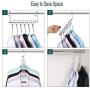 Giftol Metal Space Saving Hangers 12 Slots New Version Hanger Magic Cascading Hanger Closet Wardrobe Clothes Organizer(4 Pack) Giftol Metal Space Saving Hangers 12 Slots New Version Hanger Magic Cascading Hanger Closet Wardrobe Clothes Organizer(4 Pack)