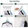 Giftol Metal Space Saving Hangers 12 Slots New Version Hanger Magic Cascading Hanger Closet Wardrobe Clothes Organizer(4 Pack)