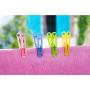 VNDEFUL 100PCS Multi-function thickened plastic jumbo clamps,PP Plastic Spring Hanging Clips Clamps Clothes Line Clips Mini Paper Photos Clip Clothespins Clip Hanger Clips