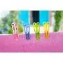 VNDEFUL 100PCS Multi-function thickened plastic jumbo clamps,PP Plastic Spring Hanging Clips Clamps Clothes Line Clips Mini Paper Photos Clip Clothespins Clip Hanger Clips