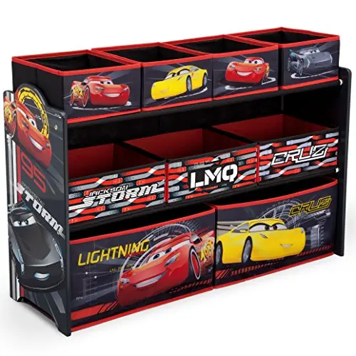 Delta Children Deluxe 9-Bin Toy Storage Organizer, Disney/Pixar Cars Delta Children Deluxe 9-Bin Toy Storage Organizer, Disney/Pixar Cars