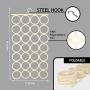 Galeria Chic Scarf Hanger 28 Rings, Hanger Closet Space Saving Hanger for Tie, Glasses, Socks, Scarves, Clothes, Pashminas, Infinity Scarves - Accessories Organizer and Holder | Foldable, Washable