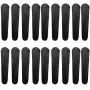 Pomeat 100 Pcs Black Non Slip Rubber Hanger Grips Adhesive Clothes Hanger Strips Hanger Grippers Pomeat 100 Pcs Black Non Slip Rubber Hanger Grips Adhesive Clothes Hanger Strips Hanger Grippers
