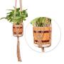 2packs Macrame Plant Hanger Indoor Outdoor Hanging Planter Basket Jute Rope with Beads 4 Legs 35 Inch 2packs Macrame Plant Hanger Indoor Outdoor Hanging Planter Basket Jute Rope with Beads 4 Legs 35 Inch