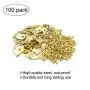 100 Pack Small Triangle Ring Steel Picture Hangers with Screws Picture Frames Picture Hang Solutions, for Hanging Clock Paintings Artwork Picture Frame Hook Photos(Gold) 100 Pack Small Triangle Ring Steel Picture Hangers with Screws Picture Frames Picture Hang Solutions, for Hanging Clock Paintings Artwork Picture Frame Hook Photos(Gold)