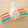 Multifunctional Foldable Plastic Travel Home Clothes Hanger Non-Slip Drying Rack -1Pc Random Color GlobalDeal