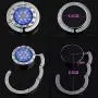 Pamee Chaman Purse Hook for Table Set of 3 pcs Purse Hangers for Tables Purse Hook Hangers (Beautiful Flower)