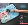 Steamer for Clothes, Hand Held Portable Travel Garment Steamer, Metal Steam Head, 25s Heat Up, Pump System, Mini Size, Handheld Steamer for Any Fabrics, No Water Spitting, 110V