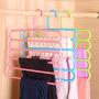 KYCPTNFJ 3 PCS Multi-Functional Non-Slip Pants Rack Hanger Scarf Tie Clothes Rack