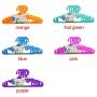 Plastic Kids Clothes Colorful Hangers Baby Trouser Coat Bar Drying Rack Eyeful (20pcs Random Color)