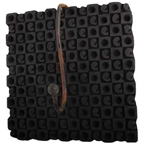 Indianshelf Handmade 1 Artistic Vintage Brown Wooden Block Key Hooks Hangers/Heavy Duty Hooks for Wall Indianshelf Handmade 1 Artistic Vintage Brown Wooden Block Key Hooks Hangers/Heavy Duty Hooks for Wall