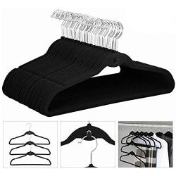 10Pcs Non Slip Velvet Suit Clothes Hangers Wardrobe Home Organizer