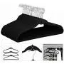 10Pcs Non Slip Velvet Suit Clothes Hangers Wardrobe Home Organizer 10Pcs Non Slip Velvet Suit Clothes Hangers Wardrobe Home Organizer