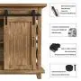 WINSOON 3FT Super Mini Sliding Barn Door Cabinet Hardware Kit for Single Door TV Stands Small Wardrobe Cabinets, J Shape Hanger (NO Cabinet) WINSOON 3FT Super Mini Sliding Barn Door Cabinet Hardware Kit for Single Door TV Stands Small Wardrobe Cabinets, J Shape Hanger (NO Cabinet)