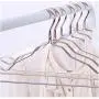 10pcs Random Color Clothes Coat Hanger Aluminum Alloy Anti-Skid Hanger for Clothes Water Resistant Windproof Strong Metal Clothes Hanger
