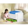 White Sort N Store Toy Storage Boxes with Lid Containers and Chest Organizer Bins for Kids Pet Toys,books,cars and Accessories!