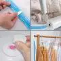 MRS BAG Hanging Vacuum Storage Bags 4 Jumbo(57x27.6) Space Saver Bag Dress Cover with Hook for Coats, Jackets, Clothes & Closet Storage - Hand Pump Included