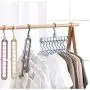 10pcs Random Color Multi-Function Folding Magic Hook Nine-Hole Rotation Magic Clothes Hanger Drying Cabinet Bedroom Clothes Home Storage Tools 10pcs Random Color Multi-Function Folding Magic Hook Nine-Hole Rotation Magic Clothes Hanger Drying Cabinet Bedroom Clothes Home Storage Tools