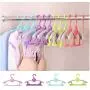 10pcs Random Color Adjustable Clothes Hanger Rack Plastic Towel Display Hanger for Baby Adults Children Kids Clothing Drying Rack Hanging 10pcs Random Color Adjustable Clothes Hanger Rack Plastic Towel Display Hanger for Baby Adults Children Kids Clothing Drying Rack Hanging