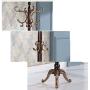 European Style Solid Wood Coat Racks Indoor Landing Bedroom Hangers Modern Assembly Home Clothes Hanger 180cm ( Color : Brown )