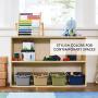 ECR4Kids Scoop-Front Storage Bins, Easy-to-Grip Design Storage Cubbies, Kid Friendly and Built to Last, Pairs with ECR4Kids Storage Units, 10-Pack, Clear
