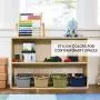 ECR4Kids Scoop-Front Storage Bins, Easy-to-Grip Design Storage Cubbies, Kid Friendly and Built to Last, Pairs with ECR4Kids Storage Units, 10-Pack, Chocolate