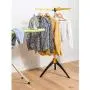 Art Moon Elm Portable Clothes Drying Rack, Foldable Tripod Garment Hanger, Steam Hanger, Indoor/Outdoor Durable Construction Up to 63 hangers