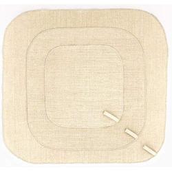 3 Pack (3 sizes) European Hemp Cloth w/Hanger Loop (edge Sewn w/Linen threads). Multipurpose Natural Hemp: Strainer Cloth, Cheesecloth, Tofu Cloth, Dish Towel, Hand Towel, Washcloth, Exfoliating Clo
