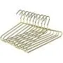 Quality Babies/Toddlers Gold Modern Heavy Duty Metal Hangers ? Clothing Thin Compact Hanger ? Coated Metal Hangers for Wardrobe (Kids Size)