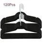 COMOTS 120pcs Black Velvet Non-Slip Thin Clothes Clothing Hangers, Space Saving Closet Storage Helper Household COMOTS 120pcs Black Velvet Non-Slip Thin Clothes Clothing Hangers, Space Saving Closet Storage Helper Household
