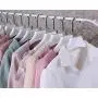 8pcs 38cm Thick Wide Shoulder White Plastic Clothes Hanger for Coats Garment and Fur 8pcs 38cm Thick Wide Shoulder White Plastic Clothes Hanger for Coats Garment and Fur