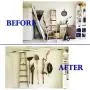 CoolYeah Steel Garage Storage Utility Double Hooks, Heavy Duty for Organizing Power Tools,Ladders,Bulk items (Pack of 8)