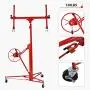 SUNCOO 11 Drywall Lift Rolling Lifter Panel Hoist Jack Lockable Caster Wheels Construction Tool, 150Lbs, Red SUNCOO 11 Drywall Lift Rolling Lifter Panel Hoist Jack Lockable Caster Wheels Construction Tool, 150Lbs, Red