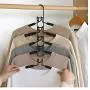 2pcs Multi-Layer Anti-Slip Clothes Hangers Save Space 5 in 1 Metal Laundry Rack Storage for Shirt Sweater Suit Dress Coat 2pcs Multi-Layer Anti-Slip Clothes Hangers Save Space 5 in 1 Metal Laundry Rack Storage for Shirt Sweater Suit Dress Coat