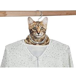 The Paragon Cat Hanger - Closet Organizer for Cat Lovers, Photo-Realistic Kitten Clothes Hanger