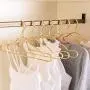 AOOSY Aluminum Clothes Hangers, 20 Pack Metal Lightweight Coats Hangers with Non-Slip Design Space Saving Heavy Duty Hangers for Men Women Suit Shirts Pants Jacket Coat (Gold) AOOSY Aluminum Clothes Hangers, 20 Pack Metal Lightweight Coats Hangers with Non-Slip Design Space Saving Heavy Duty Hangers for Men Women Suit Shirts Pants Jacket Coat (Gold)