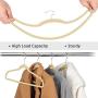 Yaheetech 200 Pcs Velvet Clothes Hangers-Ultra Thin Clothes Racks Perfect for Space Saving, Beige Yaheetech 200 Pcs Velvet Clothes Hangers-Ultra Thin Clothes Racks Perfect for Space Saving, Beige