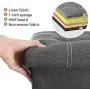 YOUDENOVA 15 inches Folding Storage Ottoman, Cube Storage Boxes Footrest Step Stool, Padded Seat for Dorm Living Room, Support 350lbs, Line Fabric Grey YOUDENOVA 15 inches Folding Storage Ottoman, Cube Storage Boxes Footrest Step Stool, Padded Seat for Dorm Living Room, Support 350lbs, Line Fabric Grey