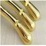 10 Pcs High Grade Beautiful Shiny Golden Wide Shoulder Luxury Gold Plastic Clothes Hanger Rack Decoration