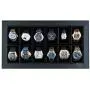 Elegant, 12 Slot Watch Boxes Organizer with Lock | Premium Jewelry & Watch Display Case | Storage Cases for Watches | Large, Glass Lid | Carbon Fiber Design Black Wooden Watch Holder | Oversized | Gift Elegant, 12 Slot Watch Boxes Organizer with Lock | Premium Jewelry & Watch Display Case | Storage Cases for Watches | Large, Glass Lid | Carbon Fiber Design Black Wooden Watch Holder | Oversized | Gift