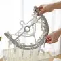 HJYPYJ Magic Hanger,Multi-Clip Windproof Magical Hangers,Detachable PP Hanger,Space-Saving Organizer Hangers, Not Easily Deformed/Gray / 55x34x26cm