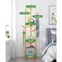 Tree Rack with 3 Shelves Coat Racks Free Standing with 9 Hooks for Hall Bedroom Hallway Corner Compact Clothes Hanger, Easy to Assemble 168CM Tree Rack with 3 Shelves Coat Racks Free Standing with 9 Hooks for Hall Bedroom Hallway Corner Compact Clothes Hanger, Easy to Assemble 168CM
