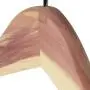 HANGERWORLD 5 Cedar Wood 17.7inch Suit Clothes Coat Garment Broad Ended Hangers with Non Slip Inlaid Pants Bar