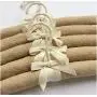 10pcs 38cm Anti Slip Jute Wrapped Clothes Hangers for Women Foam Sweater Thick Padded Coat Hangers for Bridesmaid Wedding Gown Closet 10pcs 38cm Anti Slip Jute Wrapped Clothes Hangers for Women Foam Sweater Thick Padded Coat Hangers for Bridesmaid Wedding Gown Closet