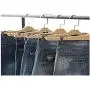 DNJKSA 5 Pcs 48cm Adult Solid Wood Trousers Rack Solid Wood Multifunctional Clothes Hanger for The Household Non-Slip Trousers Clips DNJKSA 5 Pcs 48cm Adult Solid Wood Trousers Rack Solid Wood Multifunctional Clothes Hanger for The Household Non-Slip Trousers Clips