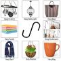 Flammi 20Pcs Heavy Duty S Hook MAX Load 40LB Black Hanging Hook Anti-Rust Hanging Plant Pan Pot S Shaped Hook for Mugs Towels Bags Kitchen Office Garden Closet (3.38 inch) Flammi 20Pcs Heavy Duty S Hook MAX Load 40LB Black Hanging Hook Anti-Rust Hanging Plant Pan Pot S Shaped Hook for Mugs Towels Bags Kitchen Office Garden Closet (3.38 inch)