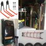 Heavy Duty Garage Storage Utility Double Hooks,Extended Wall Mount Tool Holder Organizer for Ladders,Bike,Chair (2 Pack Orange 7.5" Large U Hook) Heavy Duty Garage Storage Utility Double Hooks,Extended Wall Mount Tool Holder Organizer for Ladders,Bike,Chair (2 Pack Orange 7.5" Large U Hook)
