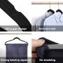 HOUSE DAY Velvet Hangers -60 Pack- Non Slip Velvet Suit Hangers Space Saving Clothes Hanger Velvet Hanger Heavy Duty Adult Hanger for Coat, Suit,Black