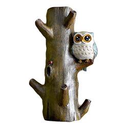 PANDA SUPERSTORE Creative Cloth Hook Clothes Hanger Decorative Hooks Resin Hook, Owl