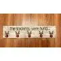 The stockings were hung reindeer Christmas frame sign farmhouse home decor wall hanger The stockings were hung reindeer Christmas frame sign farmhouse home decor wall hanger